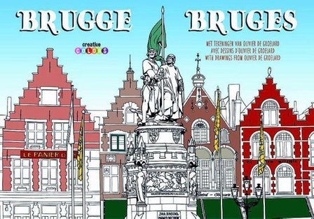 Groot kleurboek over  Brugge!