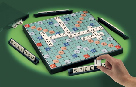 Scrabble XL met draaiplateau