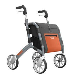 Rollator Mobio Let&#039;s Shop grijs