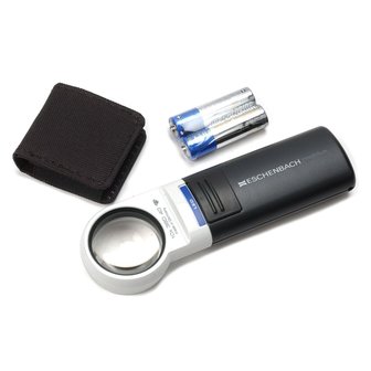 Rond pocket-vergrootglas met ledverlichting