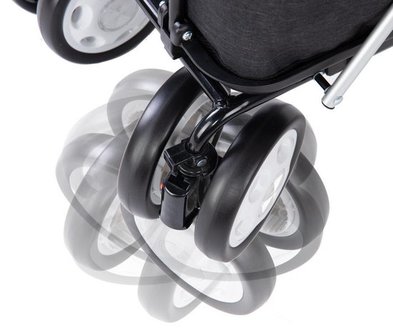 Boodschappentrolley-rollator Carlett 800.