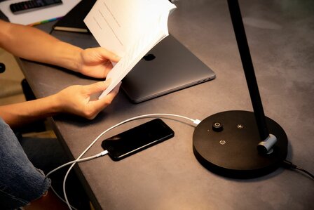 Daylight Trisun bureau -en lichttherapielamp.