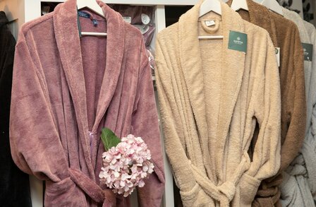 Badjas Sorema in kleur LINEN (beige)