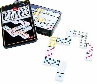 Domino vergroot, met kleurcodes