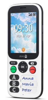 Doro 780X - met 3 geheugentoetsen