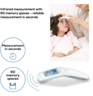 Contactloze koortsthermometer.
