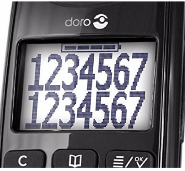 Doro draagbare telefoon duo zwart Easy 110