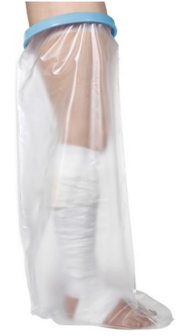 Adhome Gipshoes voor heel been | Douchehoes waterdicht | Houd het gips droog | Verbandhoes