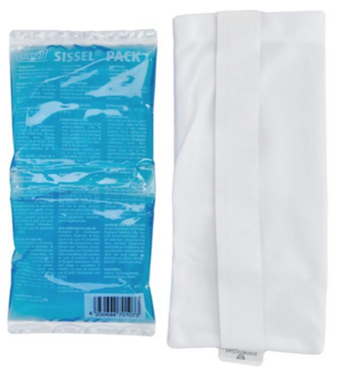 SISSEL&reg; PACK ‐ 12x25 cm Warmte‐koude kompres + overtrek met velcrostrips