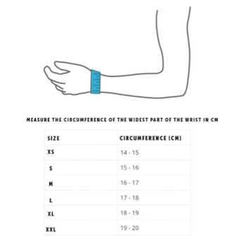 Bauerfeind Manu Train Polsbrace