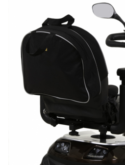 Splash Scootmobieltas over rugsteun - zwart