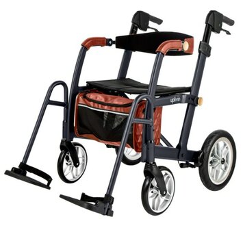 Rollator Glide 2 in 1 Moon Black. 