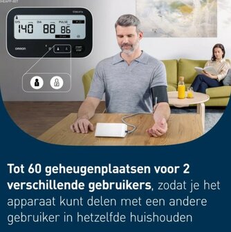 OMRON M4 Connect AFib bovenarmbloeddrukmeter