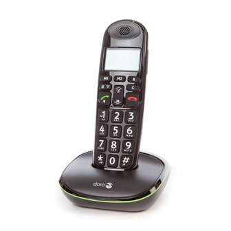 Doro PE 110W draagbare telefoon enkel zwart