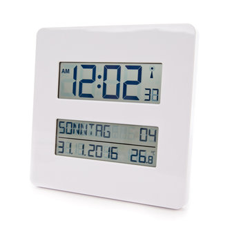 Digitale klok , met (o.a.) temperatuurweergave