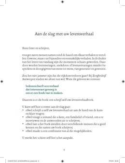 Inkijkexemplaar Schrijf-uw-eigen-levensverhaalboek