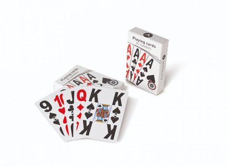 Speelkaarten met groot logo (in vier hoeken) Vitility 