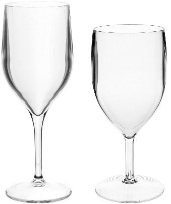 Wijnglas 250ml plastic