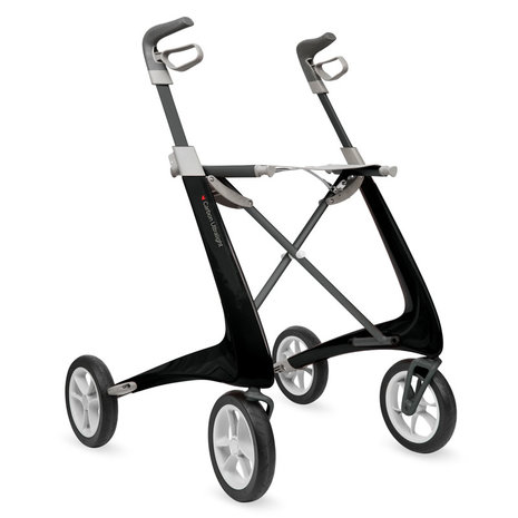 Carbon Ultralight rollator, kleur ROOD!