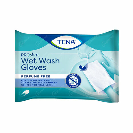 Tena Wet Wash Gloves