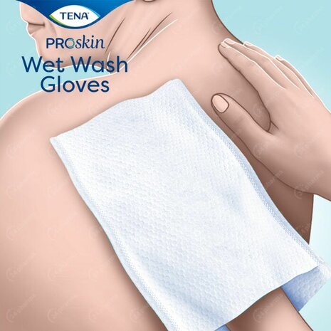 Tena Wet Wash Gloves