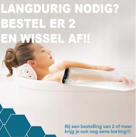 Adhome Douchehoes - Gipshoes - Arm - Groot - Heel - Boven arm - Elleboog - Pols - Waterdicht