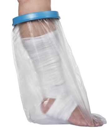 Adhome Gipshoes voor half been | Douchehoes waterdicht | Houd het gips droog | Verbandhoes