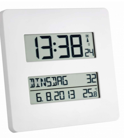 Radiografische klok met temperatuurweergave