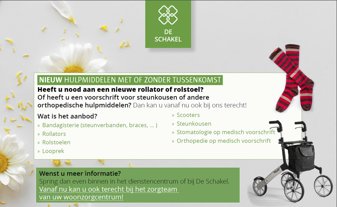 Nieuwe samenwerking met bandagist