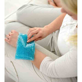 Sissel warmte-koude pack met parelige gelvulling 17x11cm