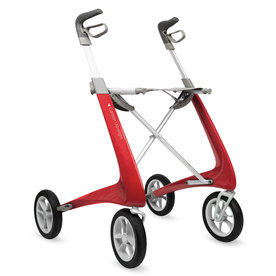 Carbon Ultralight rollator, kleur ROOD!