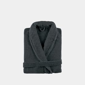 Badjas Sorema in kleur STORM, donkergrijs  - ALLEEN NOG MEDIUM 