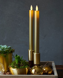 Set van twee Sirius Led-dinerkaarsen - h 25 cm
