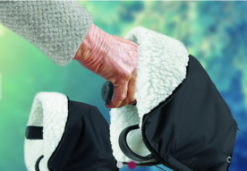 Handwarmers voor rollator.