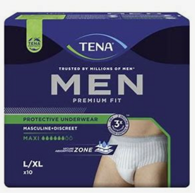 TENA  Men - Protective Underwear  L/XL