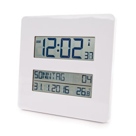 Digitale klok , met (o.a.) temperatuurweergave
