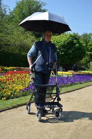 Rollator paraplu - parasol - Mobio